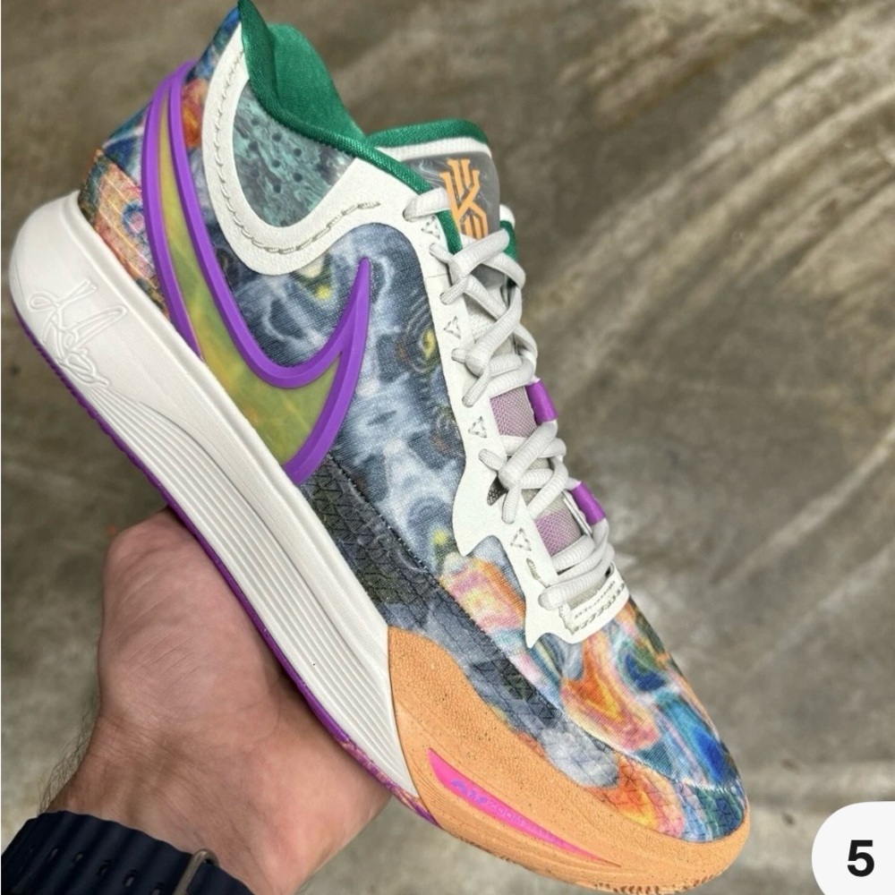 Nike Kyrie 8 "Circle of Life" basketball sneaker.